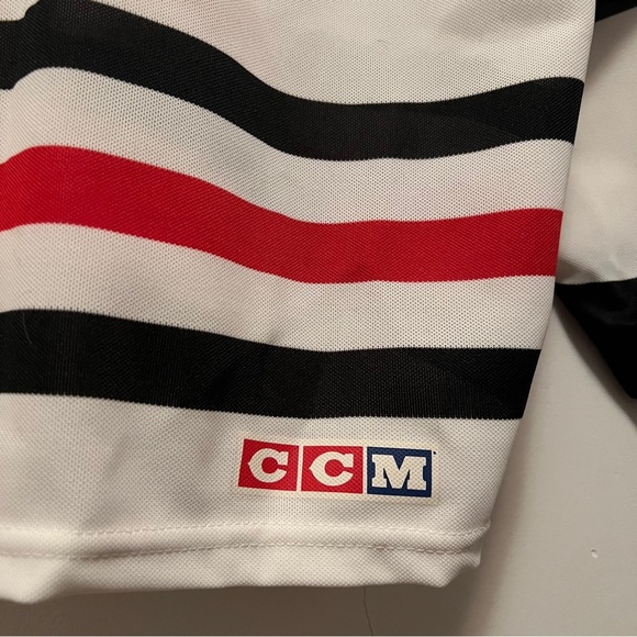 Vintage Sna-On Beer League‎ Hockey Jersey Chicago Blackhawks Base Size XL - Picture 8 of 8